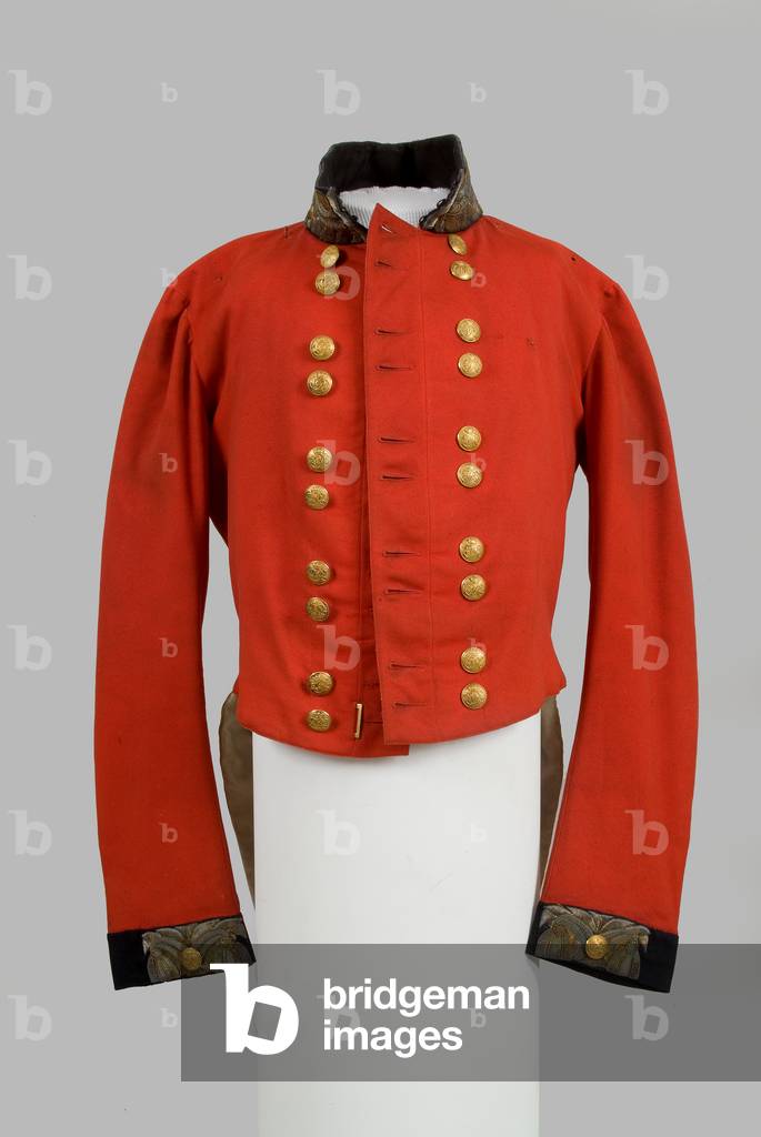 Coatee worn by General Edmund Jeffreys, Depot Battalion, pattern 1846 circa (fabric)