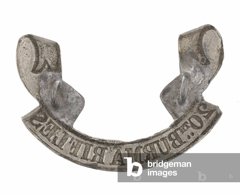 Pouch badge ornament, 20th Burma Rifles, 1922-1937 (silver)