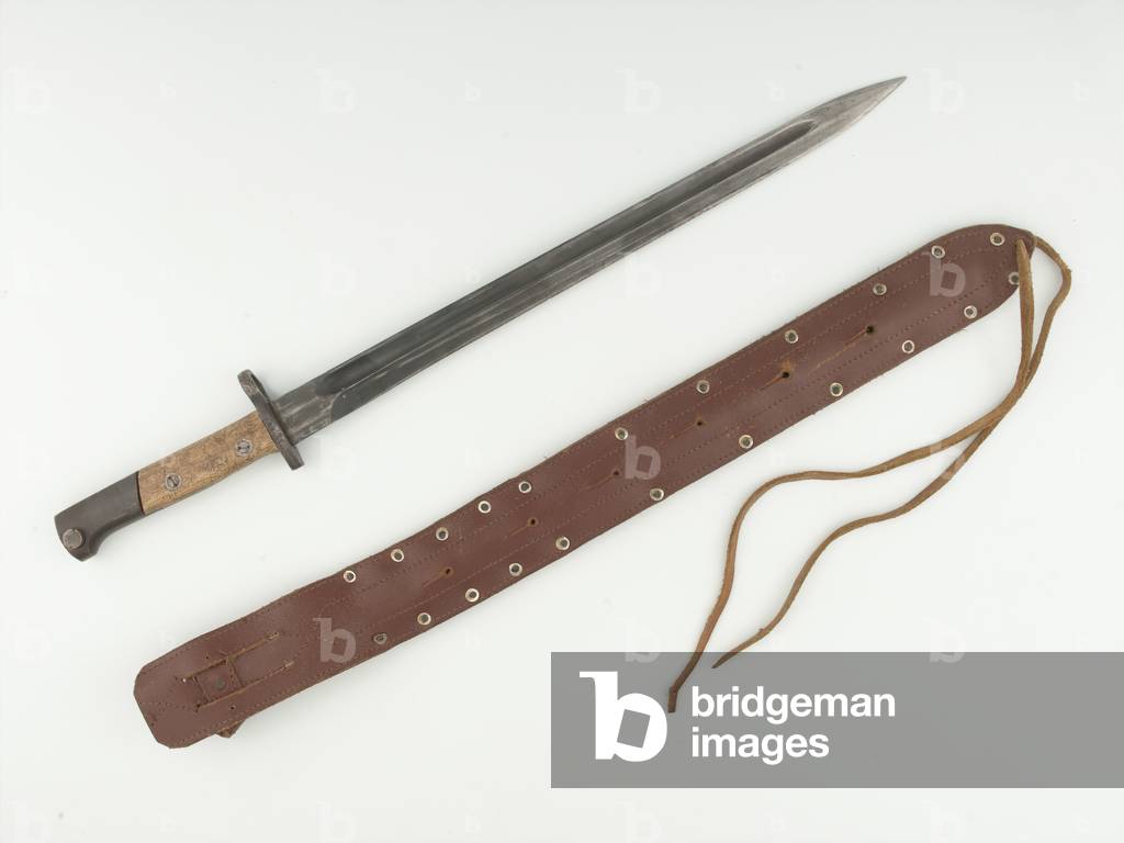 Yugoslavian manufactured bayonet for the M1924 Mauser rifle, 1999 circa (metal)