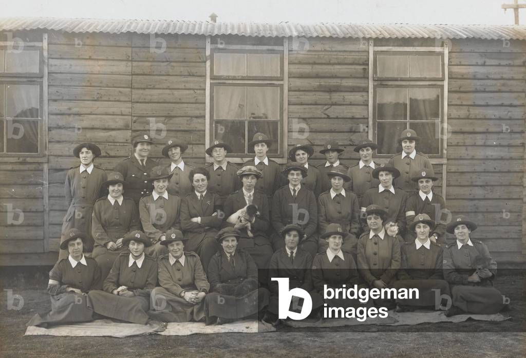 Women’s Army Auxiliary Corps Administrators and Forewomen of Camp 1, Etaples (b/w photo)