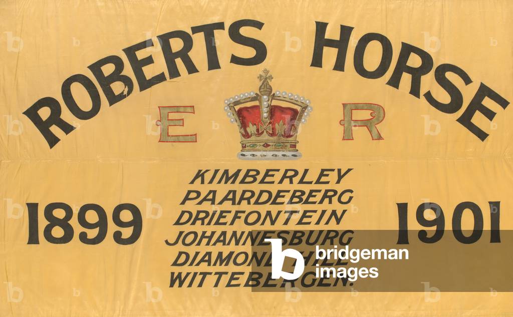 Robert's Horse Regimental flag, 1901 circa (fabric)