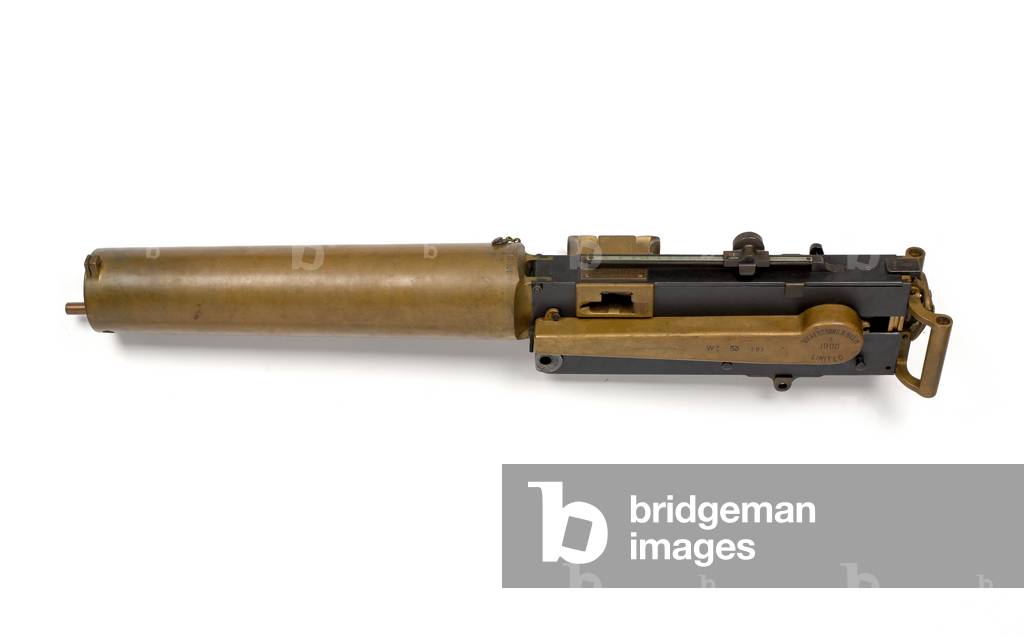 Converted Mk 1 .303 inch Maxim machine gun, 1900. (machine gun, light, Vickers Maxim, .303 in Mk I conversion)