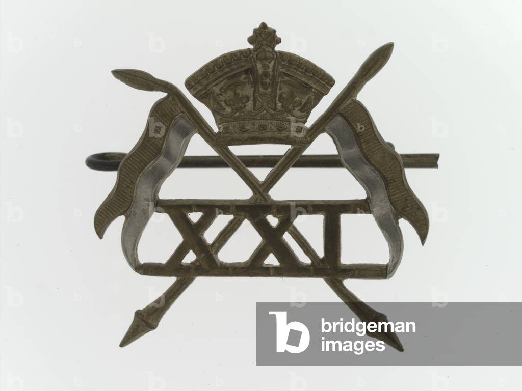 Cap badge, 1900 (metal)