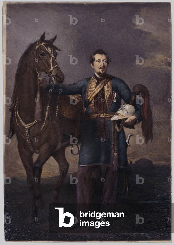 Colonel Alexander Dewar of Vogrie, Midlothian, 1st Cavalry Gwalior (Scindias) Contingent, c.1850 (photograph of painting)