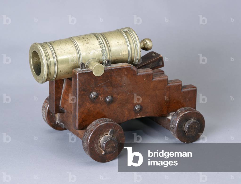 Bronze 2.25 in model howitzer, 1786