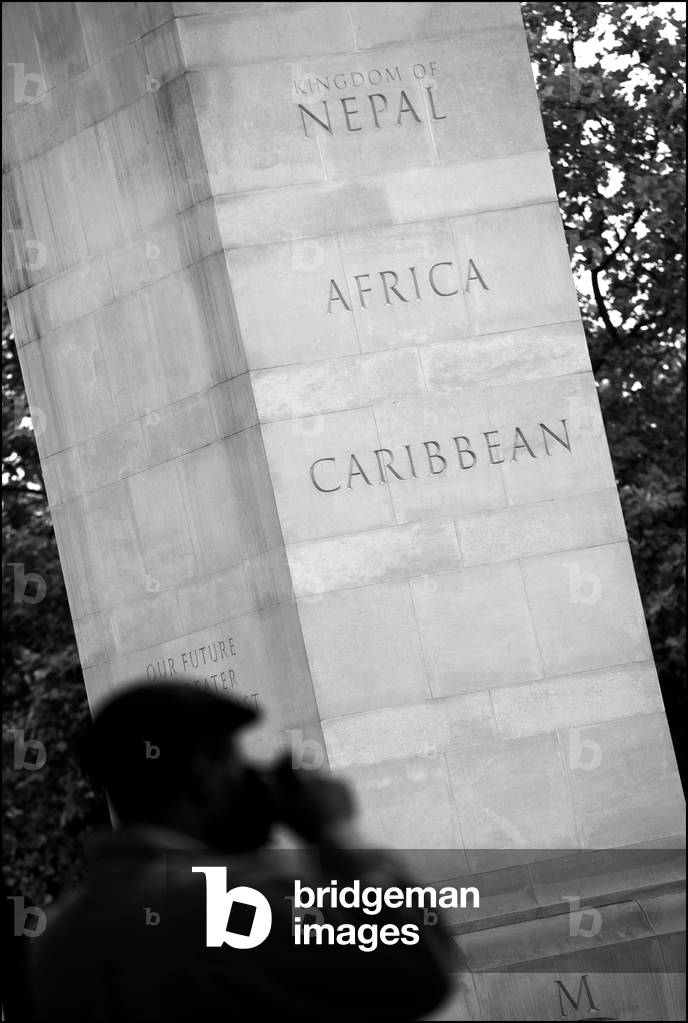 Memorial Gates, Constitution Hill, 2008 (b/w photo)