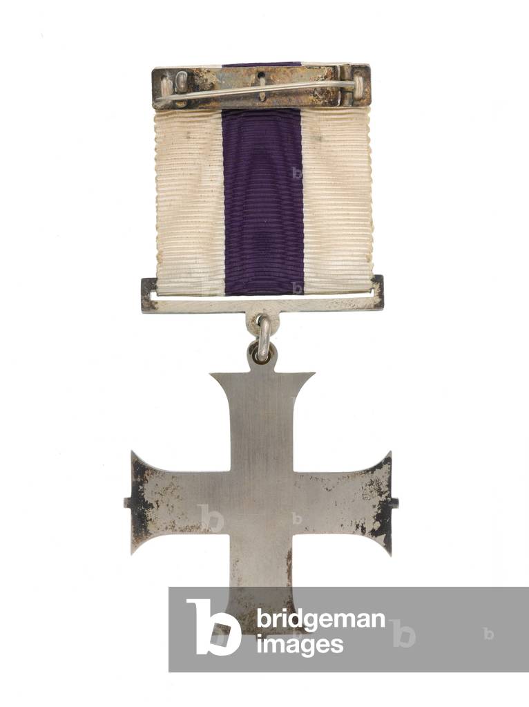 Military Cross awarded to Major Oliver Stewpot Stewart, Royal Flying Corps, 1917 (metal)