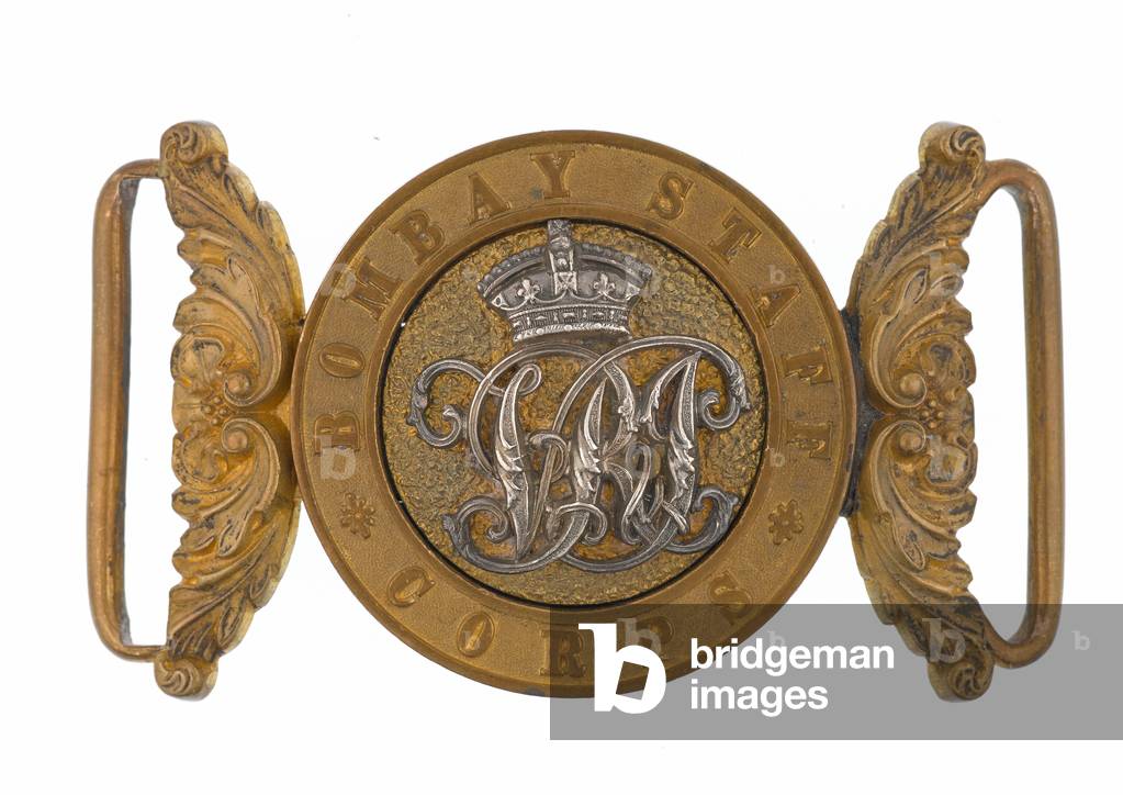Waistbelt clasp, Bombay Staff Corps, 1876-1891 (waistbelt clasp)