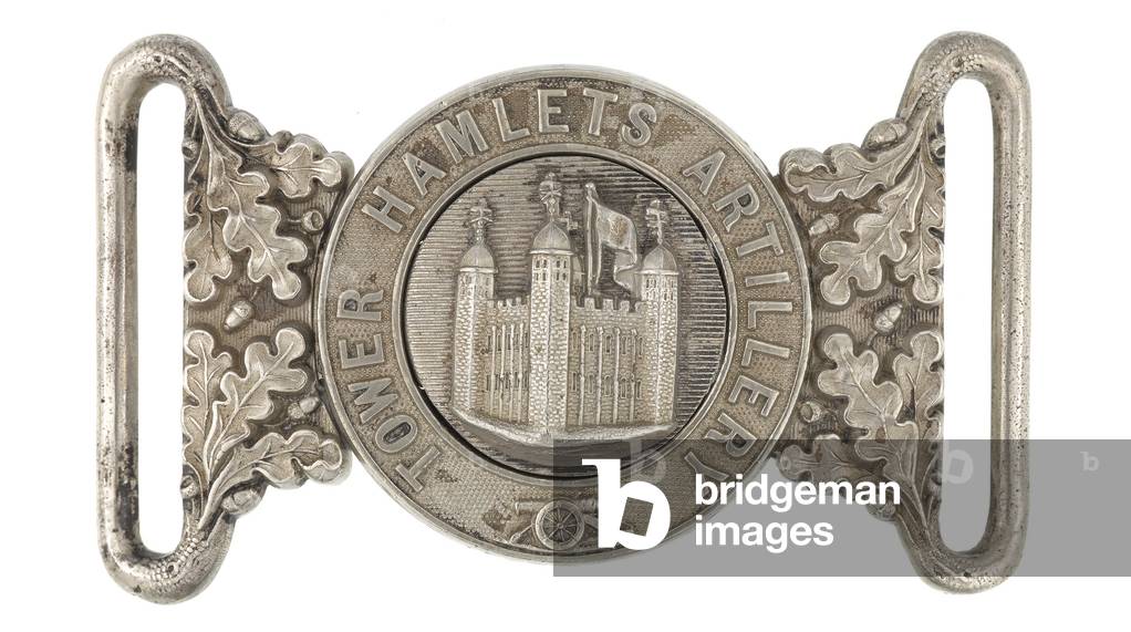 Waistbelt clasp, officer, Tower Hamlets Artillery Volunteers, 1860-1873 (waistbelt clasp)