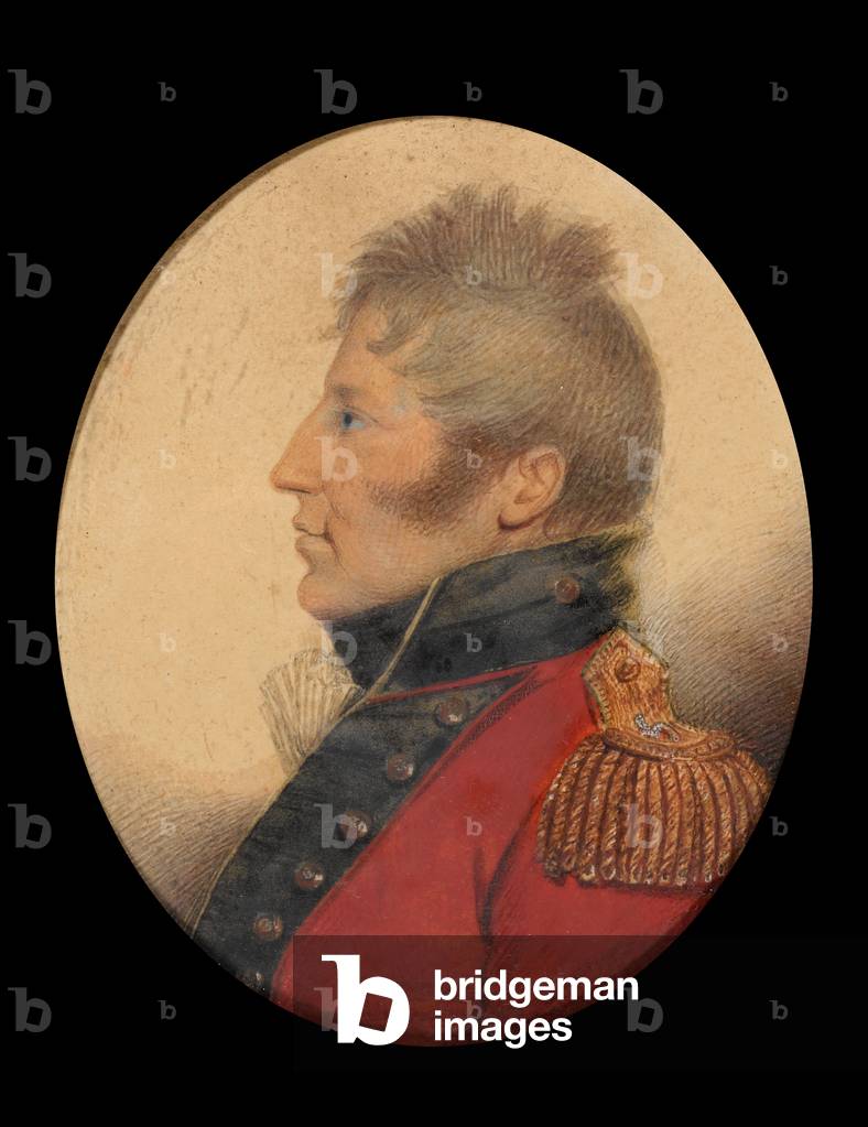 Lieutenant-Colonel Charles McCarthy, Royal African Corps, 1812 circa (miniature on card)
