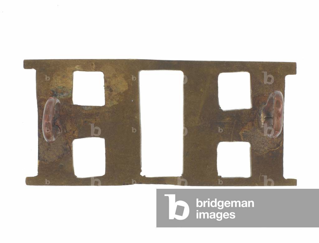 Shoulder title, 4th Duke of Cambridges Own Hodsons Horse, 1922-1923 (brass)