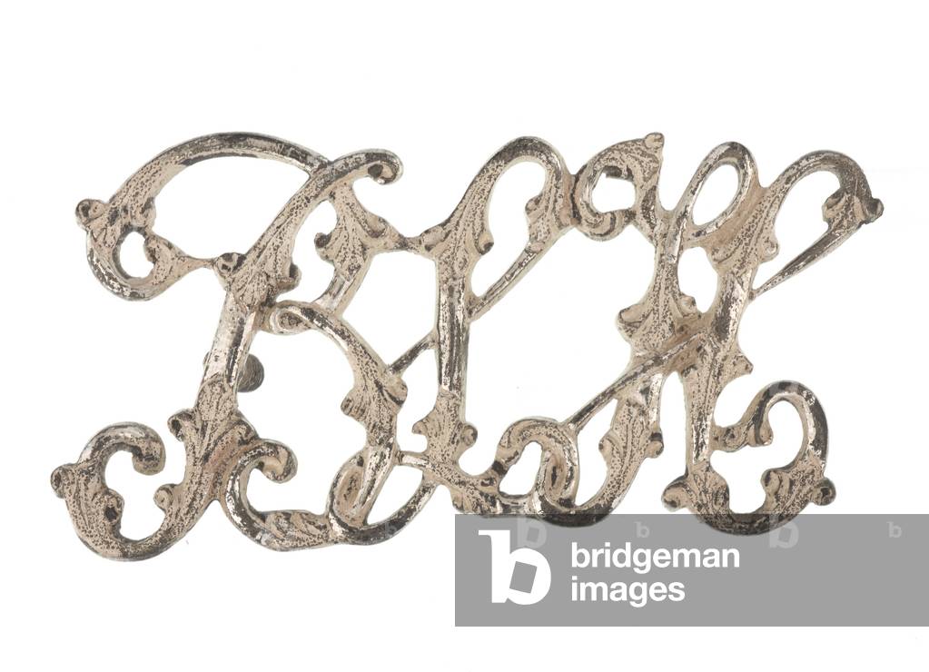 Pouch badge, Bihar Light Horse, 1884-1947. (silver)