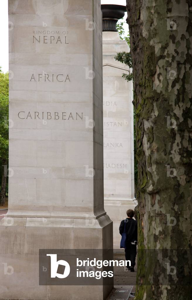 Memorial Gates, Constitution Hill, 2008 (b/w photo)
