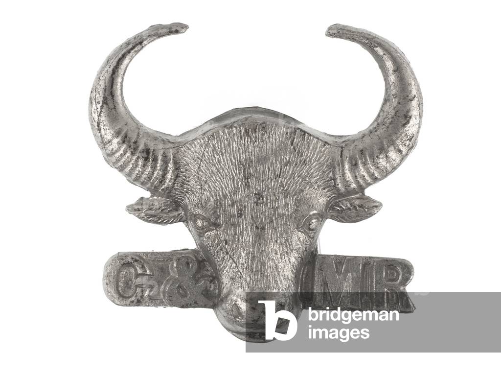 Collar badge, Coorg and Mysore Rifles, 1884-1917 (metal)
