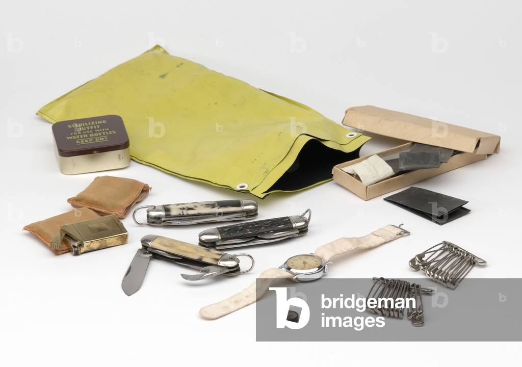 Survival kit, c.1950 (kit, sterilization)