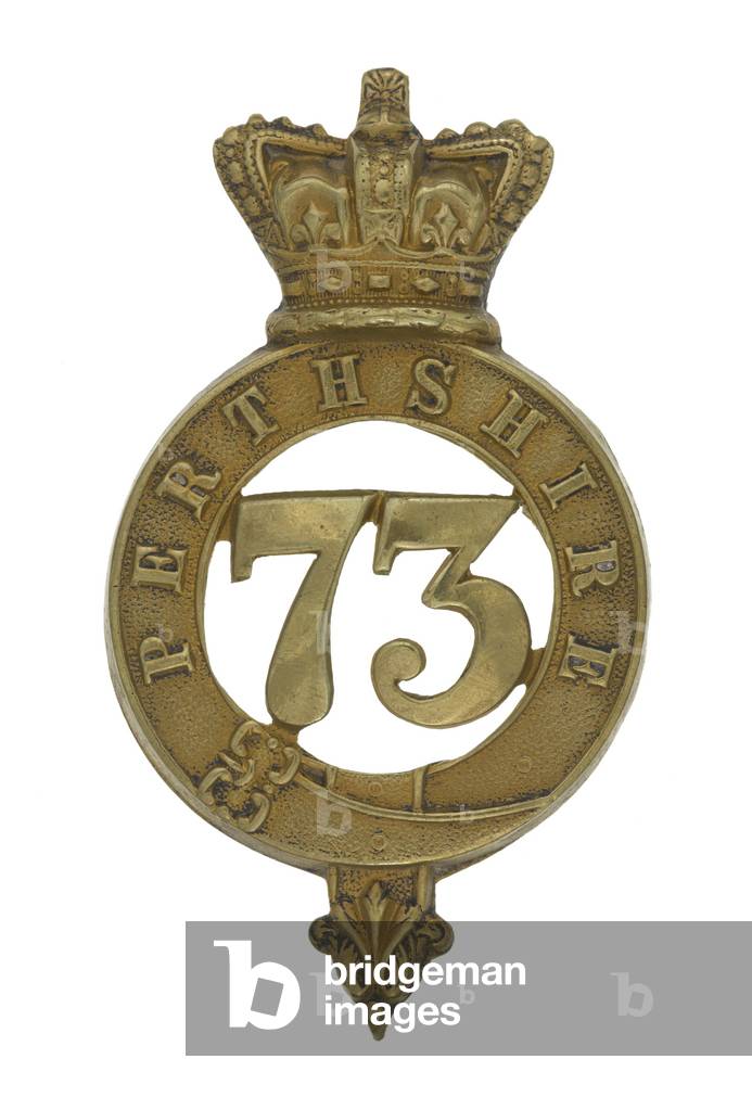 Glengarry badge, c.1874-81 (brass)