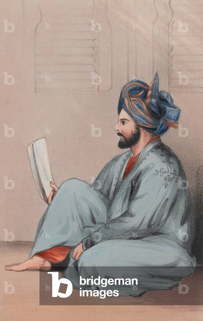 Lieutenant R Waller, Horse Artillery, 1842 (colour litho)
