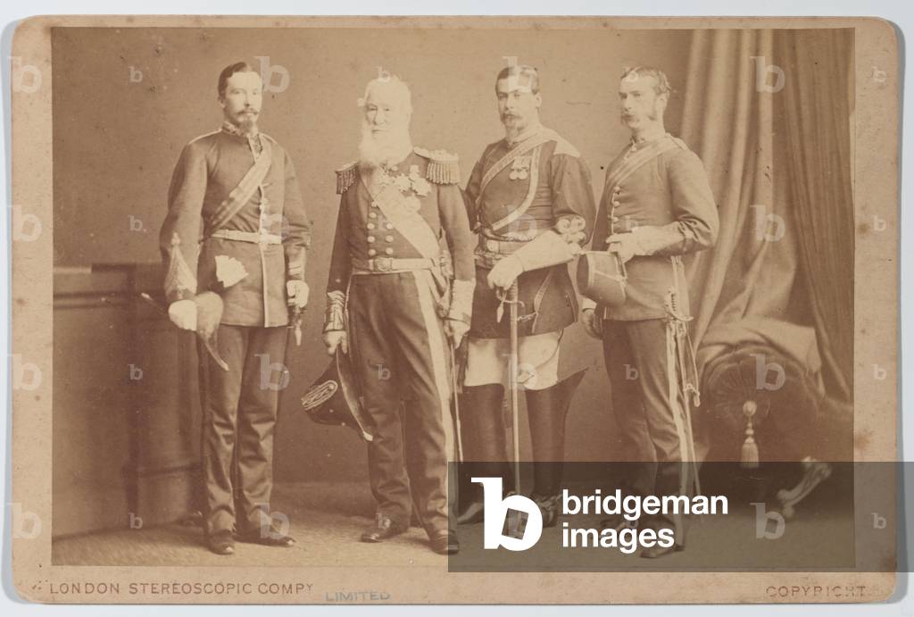 Members of the Sartorius Family, 1870 circa (b/w photo)