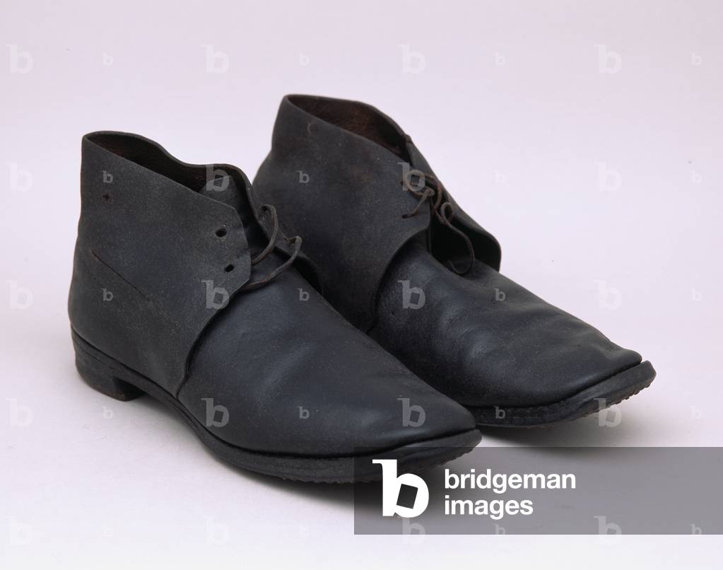 Other rank's ankle boots, universal pattern, 1856 circa (leather)
