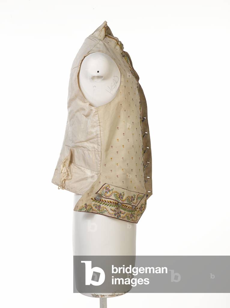 Civilian vest worn by Lieutenant-Colonel William Miller, 3rd Battalion, 1st Foot Guards, 1815 circa (fabric)