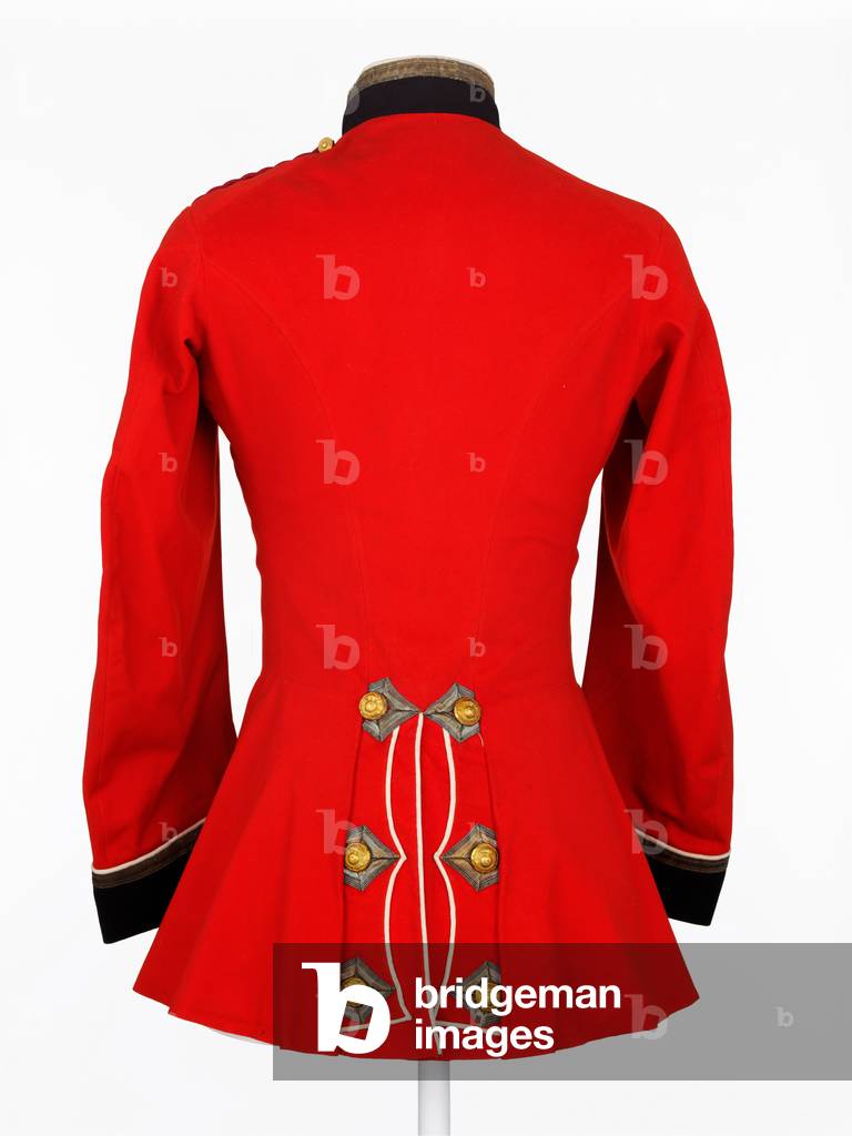 Tunic worn by Second Lieutenant George Mitchell, 2nd Bengal European Fusiliers, 1857 circa (fabric)