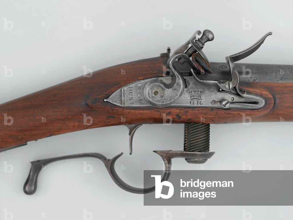 Ferguson flintlock breech-loading rifle, 1780 circa (metal)