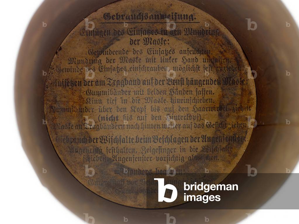 German army respirator, 1917