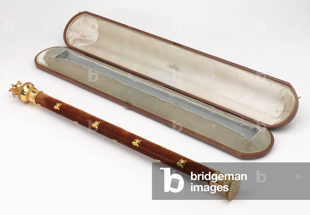 Field Marshal's baton of Lord Clyde, Army Staff, 1862 (gold and velvet)