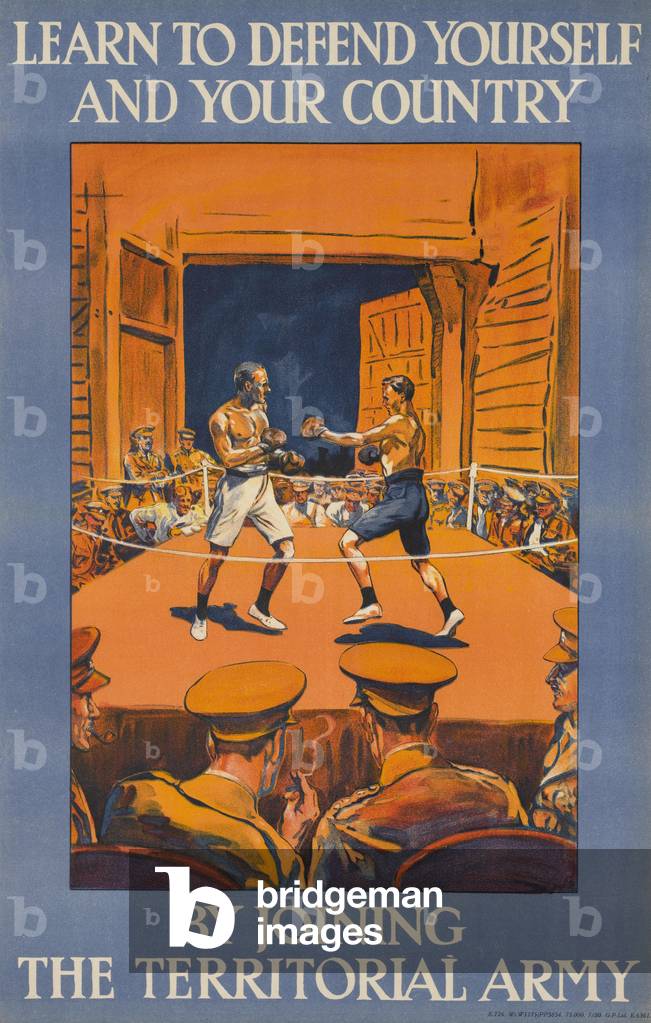 Learn to Defend Yourself, 1919-20 (colour litho)
