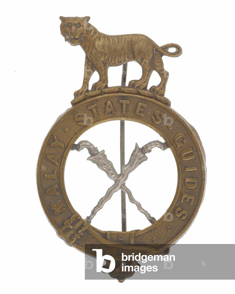 Pugri badge, Malay State Guides, 1907-1919 (metal)