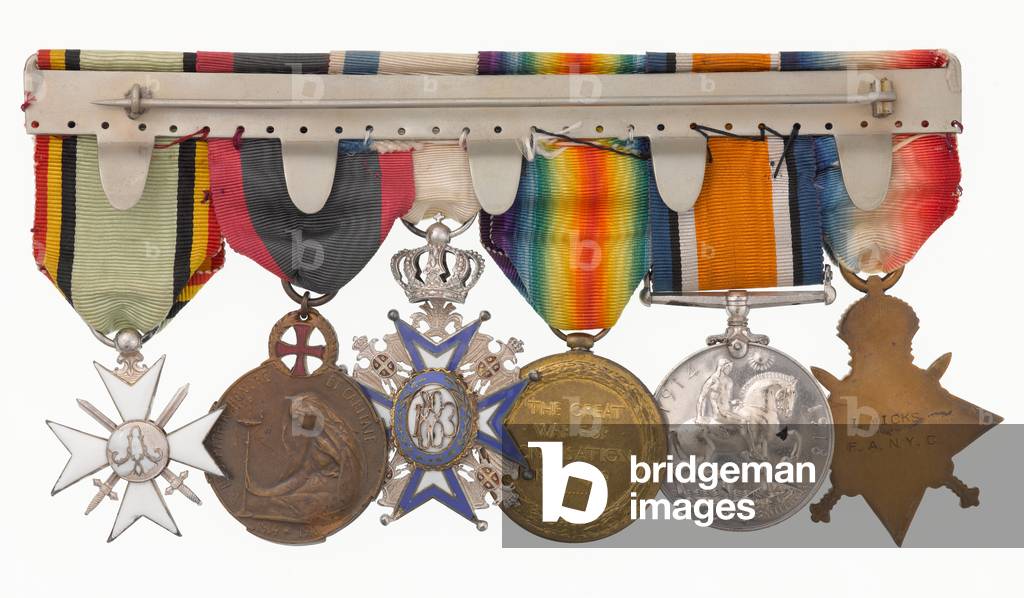 Medal group awarded to Isabel Wicks, First Aid Nursing Yeomanry, 1914-1918 (metal)