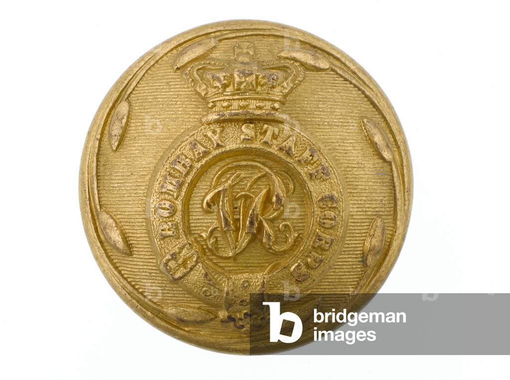 Button, Bombay Staff Corps, 1861-1876 (gilt)