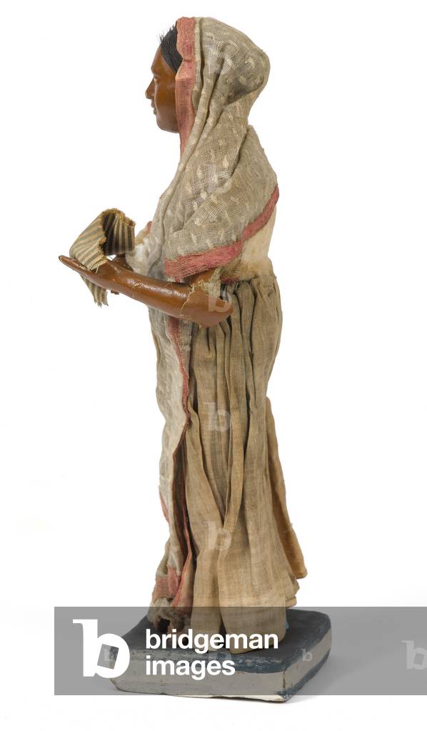 Ayah or Ladys Maid, terracotta figurine, India, c.1880 (statuette)