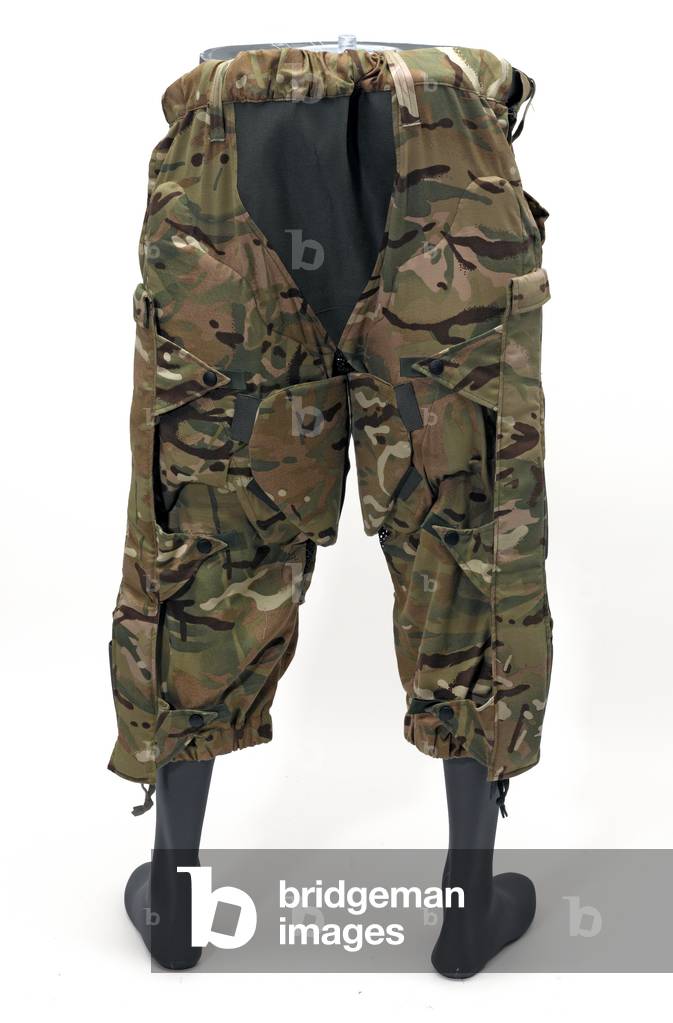 Multi-terrain pattern (MTP) tier three pelvic protection shorts, 2011 circa