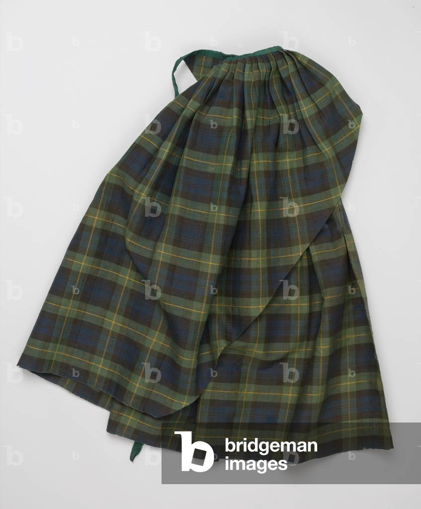 Kilt of Gordon tartan worn by Lieutenant John Bramwell, c.1815 (kilt)