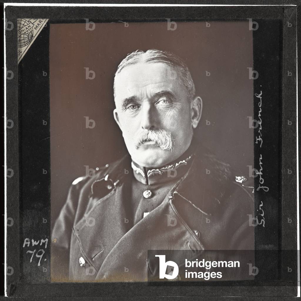 Field Marshal Sir John French, 1914 circa (lantern slide)
