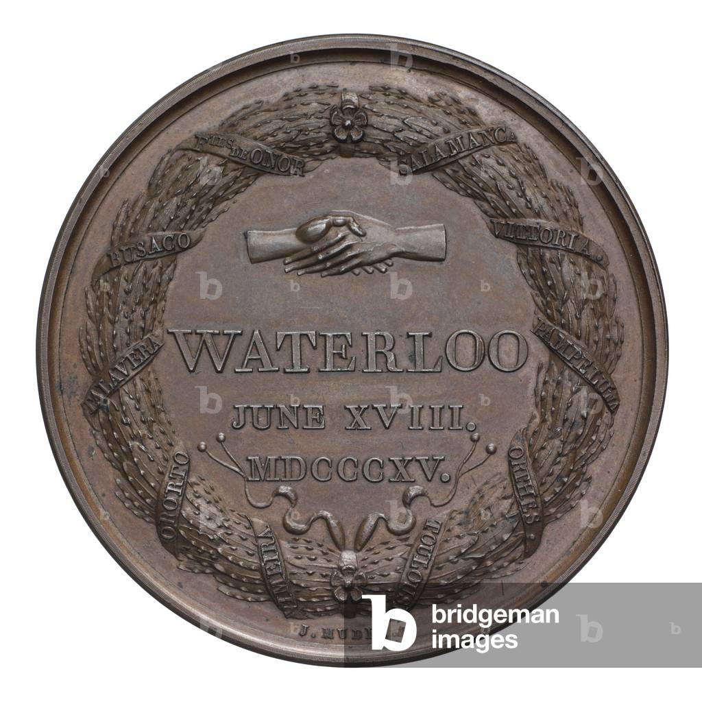 Medal commemorating the Battle of Waterloo, 1815, 1820 (bronze)