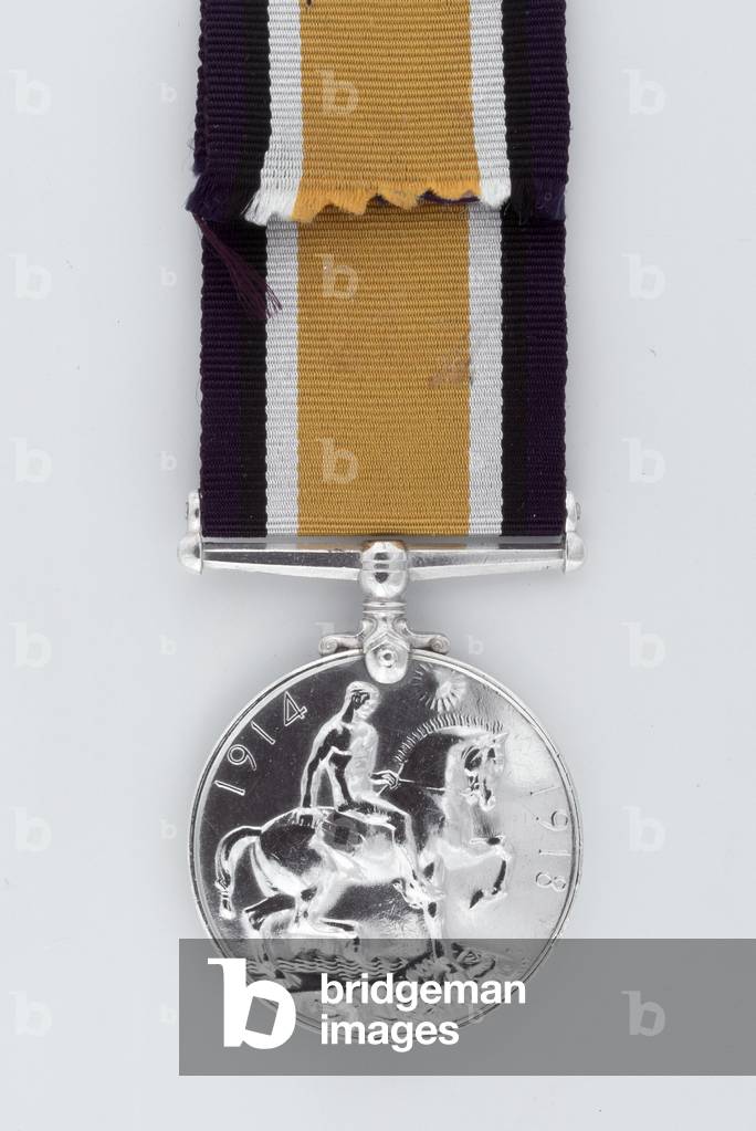 British War Medal 1914-20 awarded to Private W Guest, New Zealand Mounted Rifles (metal)