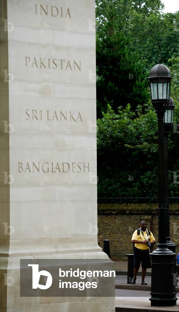 Memorial Gates, Constitution Hill, 2008 (b/w photo)