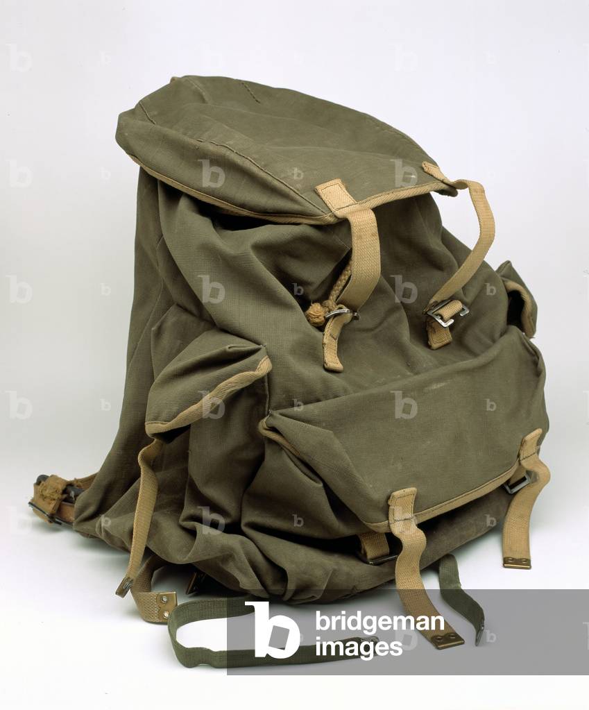 Bergen rucksack, War Department issue 1941, 1944 circa (metal and canvas)