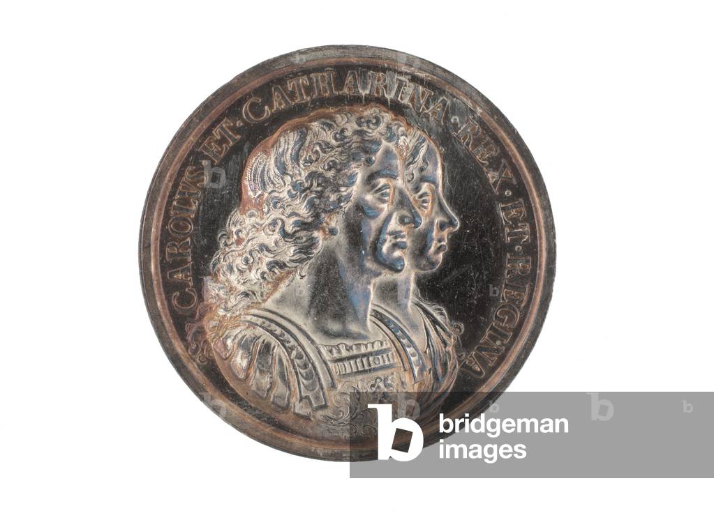 Silver medal commemorating the acquisition of Bombay on the marriage of King Charles II, c.1670 (commemorative medal)