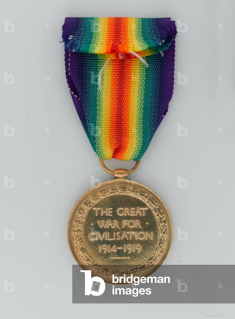 Allied Victory Medal 1914-19, Lieutenant Frank Alexander de Pass, 34th Prince Albert Victor's Own Poona Horse (metal)