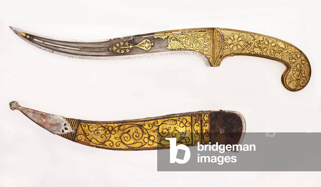 Khanjar dagger obtained by Lieutenant (later Major) William Hodson at Delhi, 1857 (metal )
