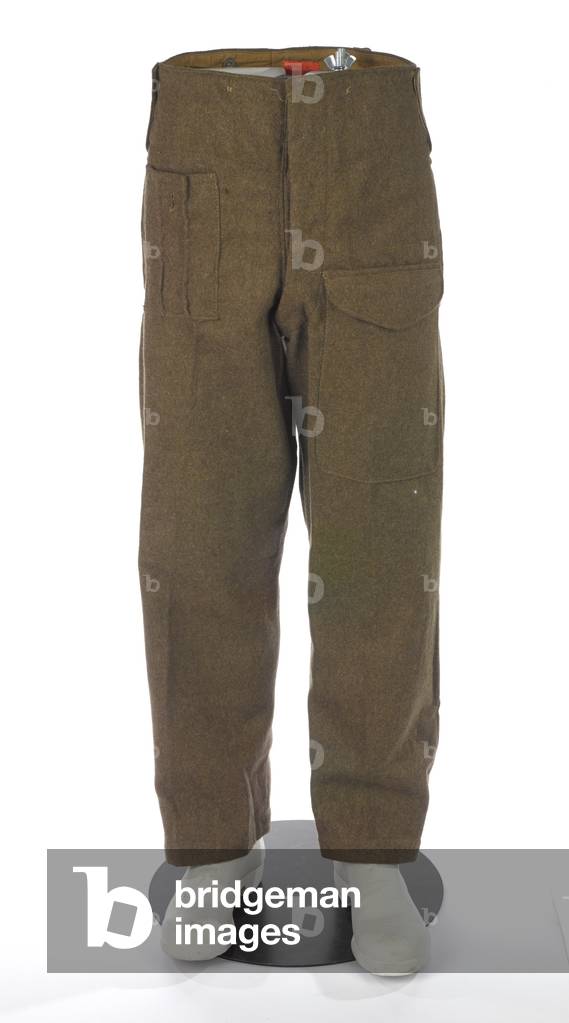 Battledress trousers, 1941 circa (fabric)