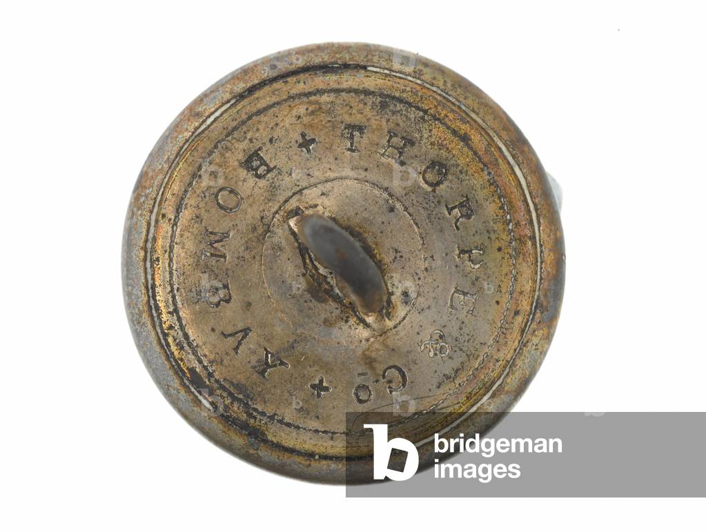 Button, Bombay Volunteer Rifles, pre-1901 (metal)