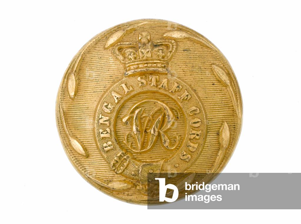 Button, Bengal Staff Corps, 1861-1876 (gilt)