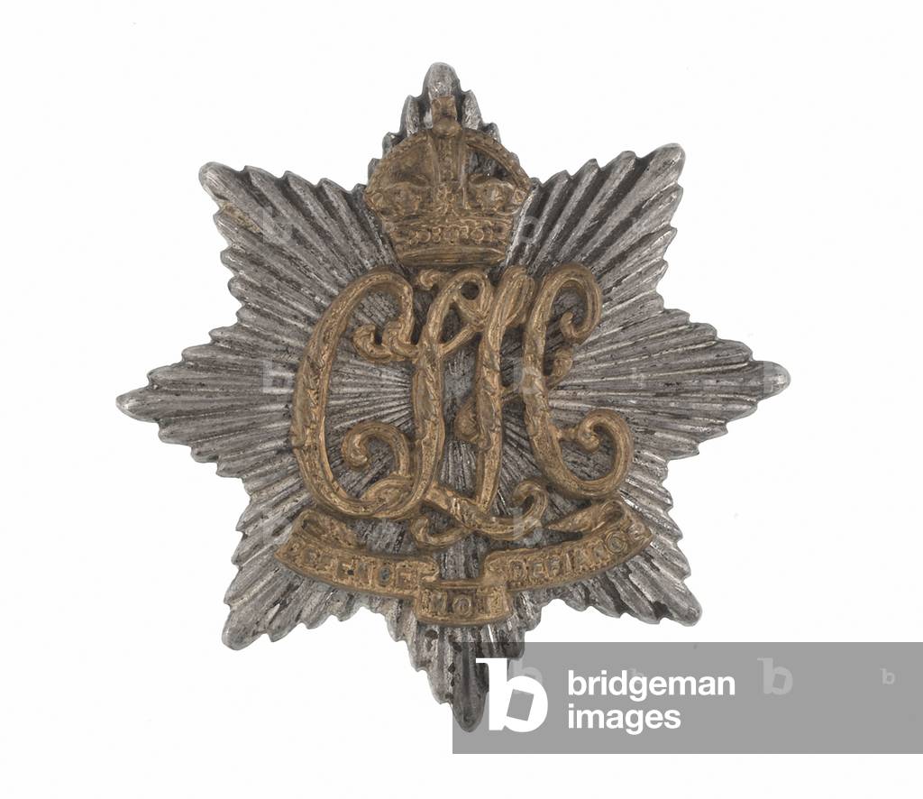 Cap badge, Calcutta Light Horse, 1901-1947 (brass)