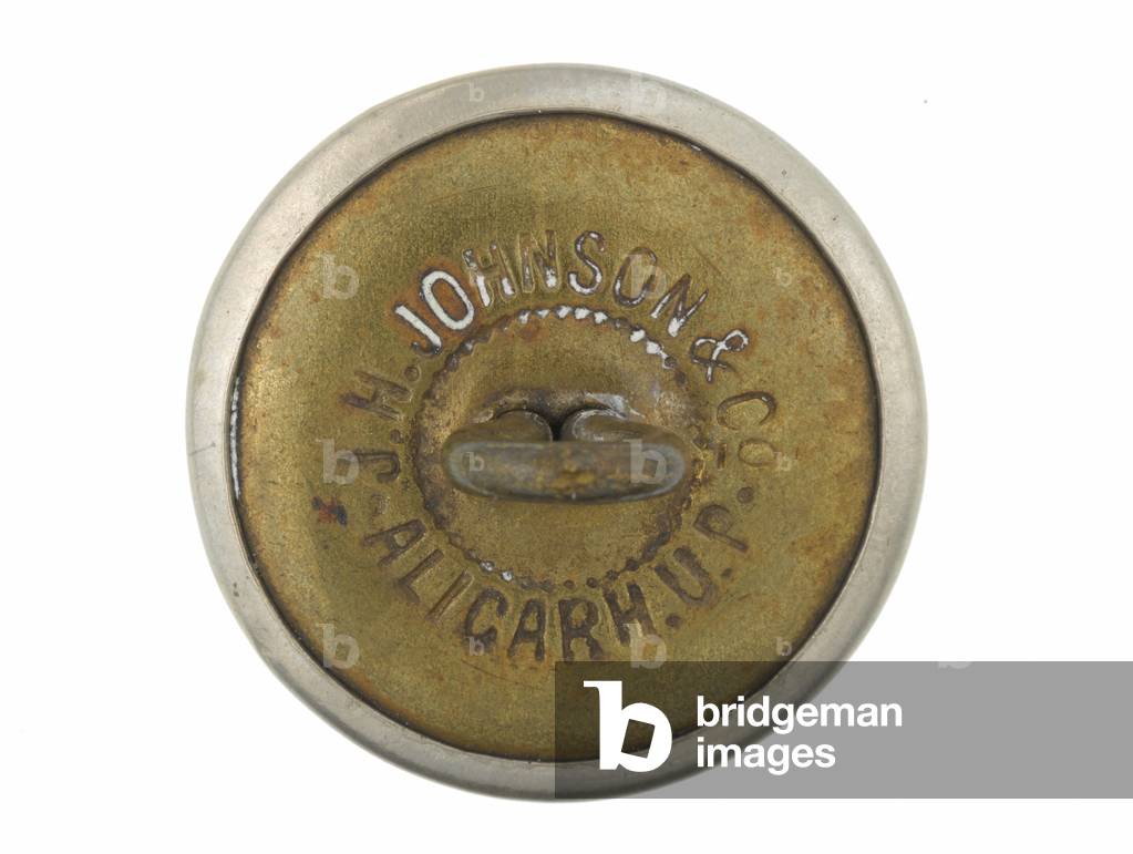 Button, Bombay Volunteer Rifles, 1901-1947 (metal)
