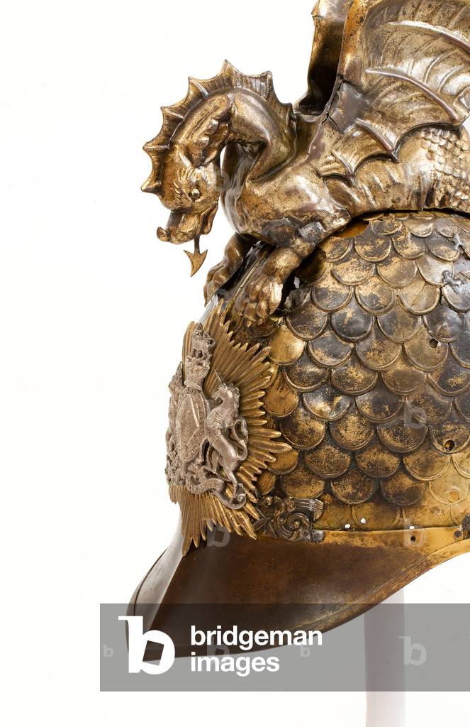 Helmet, unidentified Welsh Yeomany, 1830-1840 (helmet, metal)