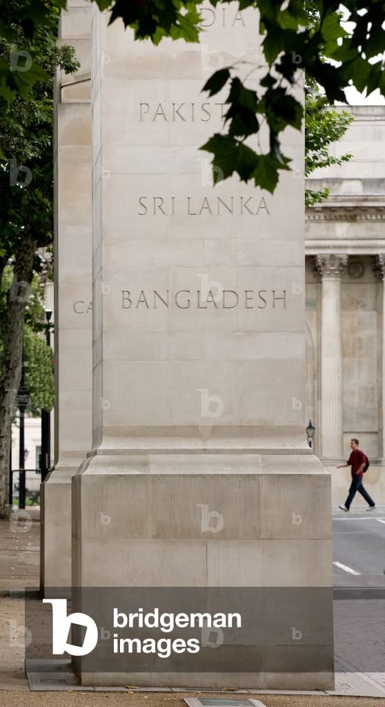 Memorial Gates, Constitution Hill, 2008 (b/w photo)